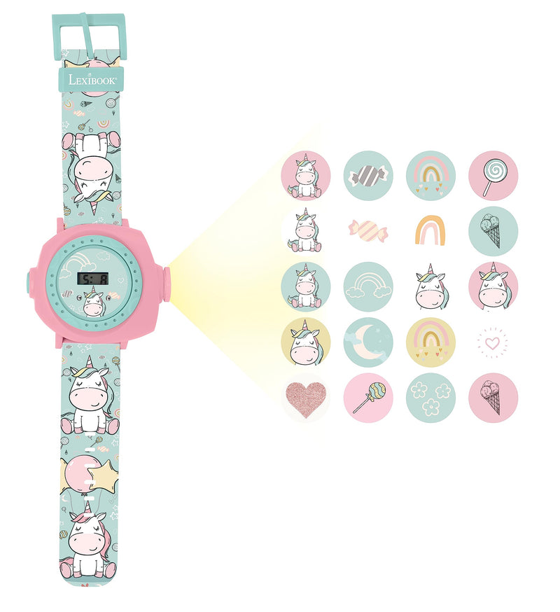 Lexibook Reloj Correa Ajustable Pantalla Digital con 20 proyecciones