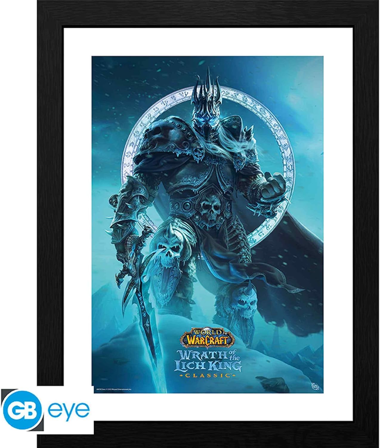 GB eye World of Warcraft Lich King 30 x 40cm Framed Collector Print