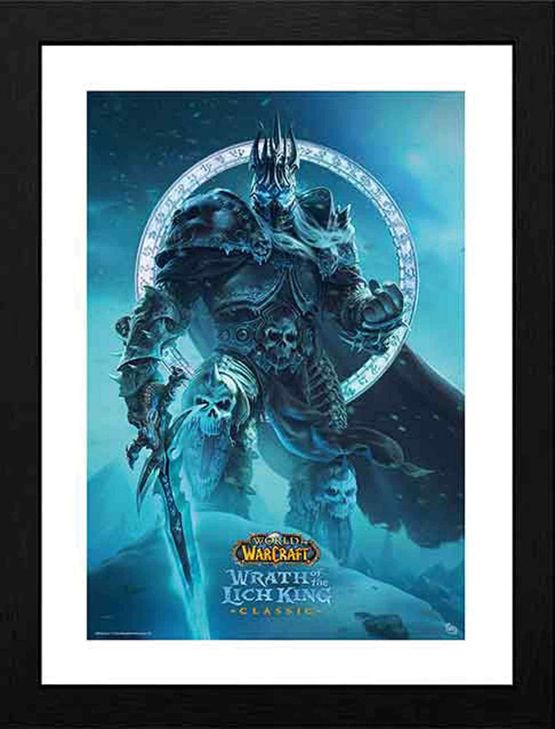 GB eye World of Warcraft Lich King 30 x 40cm Framed Collector Print