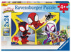Ravensburger Marvel Spiderman Spidey & His Amazing Friends Jigsaw Puzzles for Kids Age 3 Years Up - Toddler Toys - 2x 24 Pieces