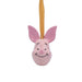 Disney Winnie The Pooh Hanging Tree Decoration - Piglet - 7.4cm x 4.8cm x 5.7cm - Ornament - Disney Christmas Tree Decorations - Disney Gifts For Adults Pink One Size