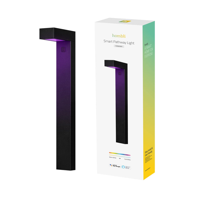 Hombli - Smart Outdoor Pathway Light, Black (Single)