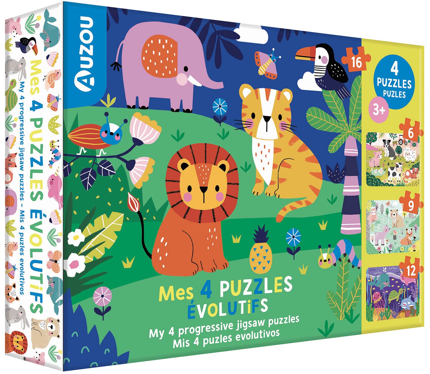 MY 4 PROGRESSIVE JIGSAW PUZZLES