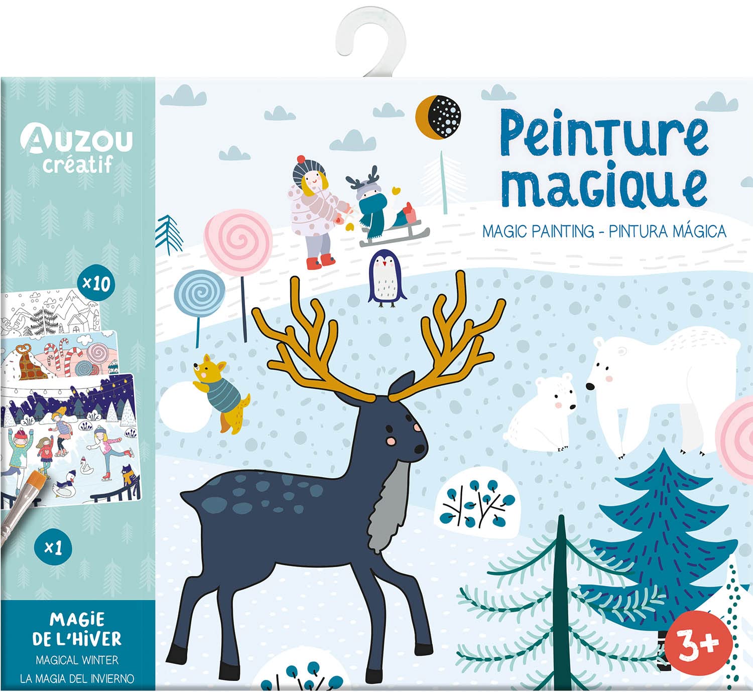 PEINTURE MAGIQUE MAGIE DE L'HIVER NE
