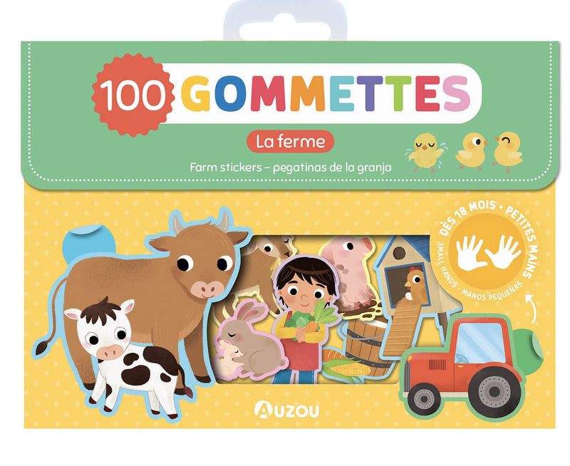100 STICKERS FARM