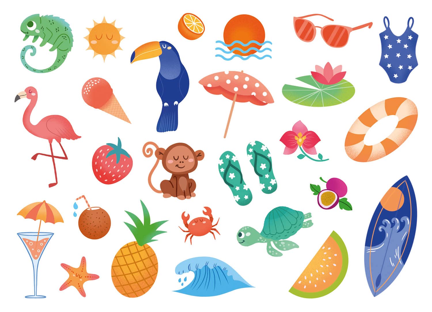 MES P'TITS TATTOOS - TROPICOOL