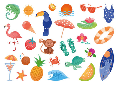 MES P'TITS TATTOOS - TROPICOOL