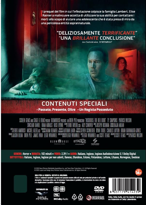 Insidious - La Porta Rossa - (Italian Import)
