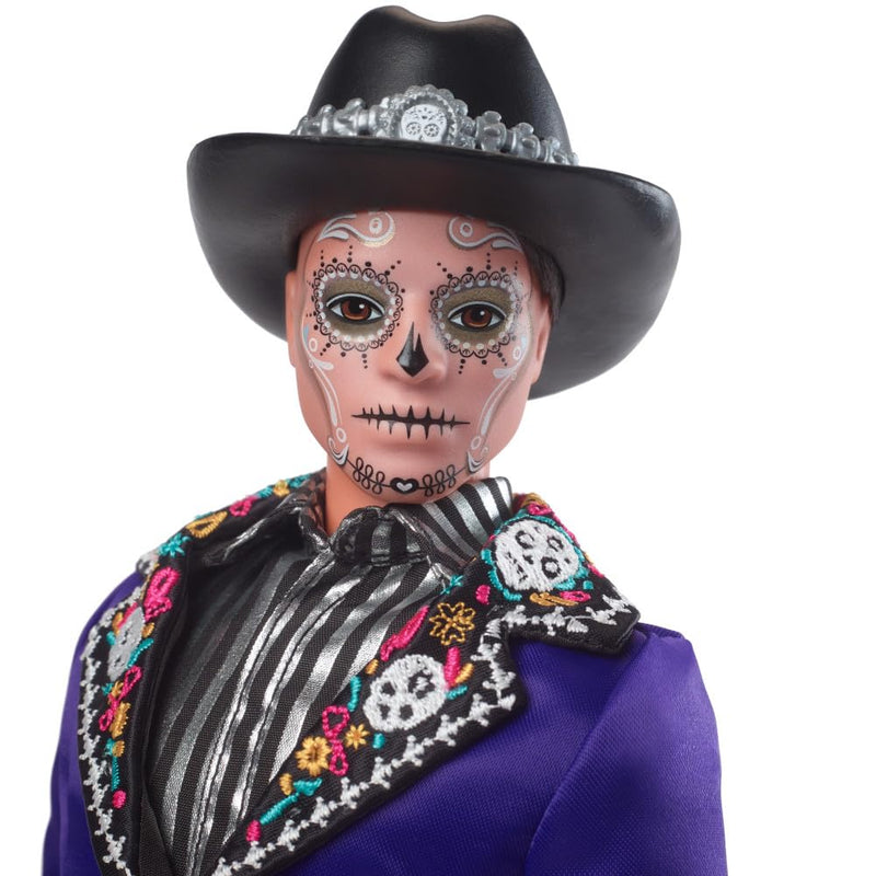 Barbie Signature Ken Día de Muertos, muñeco, juguete de colección, regalo +3 años (Mattel HJX15