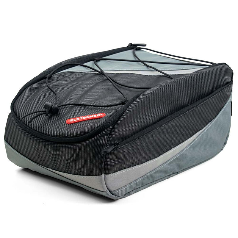Pletscher 50959 2179841600 Gepäckträgertasche, schwarz, 35 x 27 x 21cm