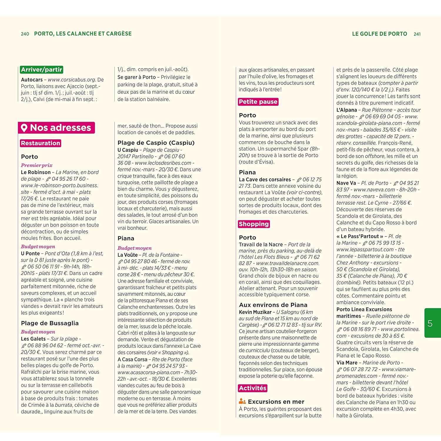 Le Guide Vert Corse