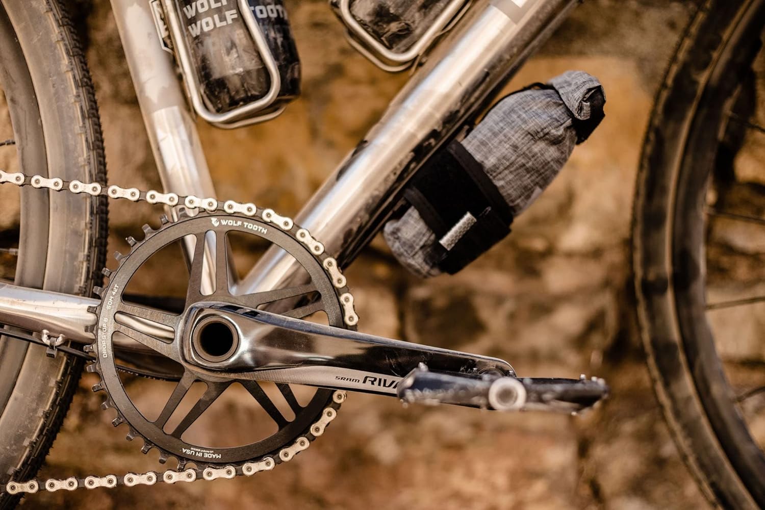 Wolf Tooth Components Teklite Roll Top Bag + Adapter Plate