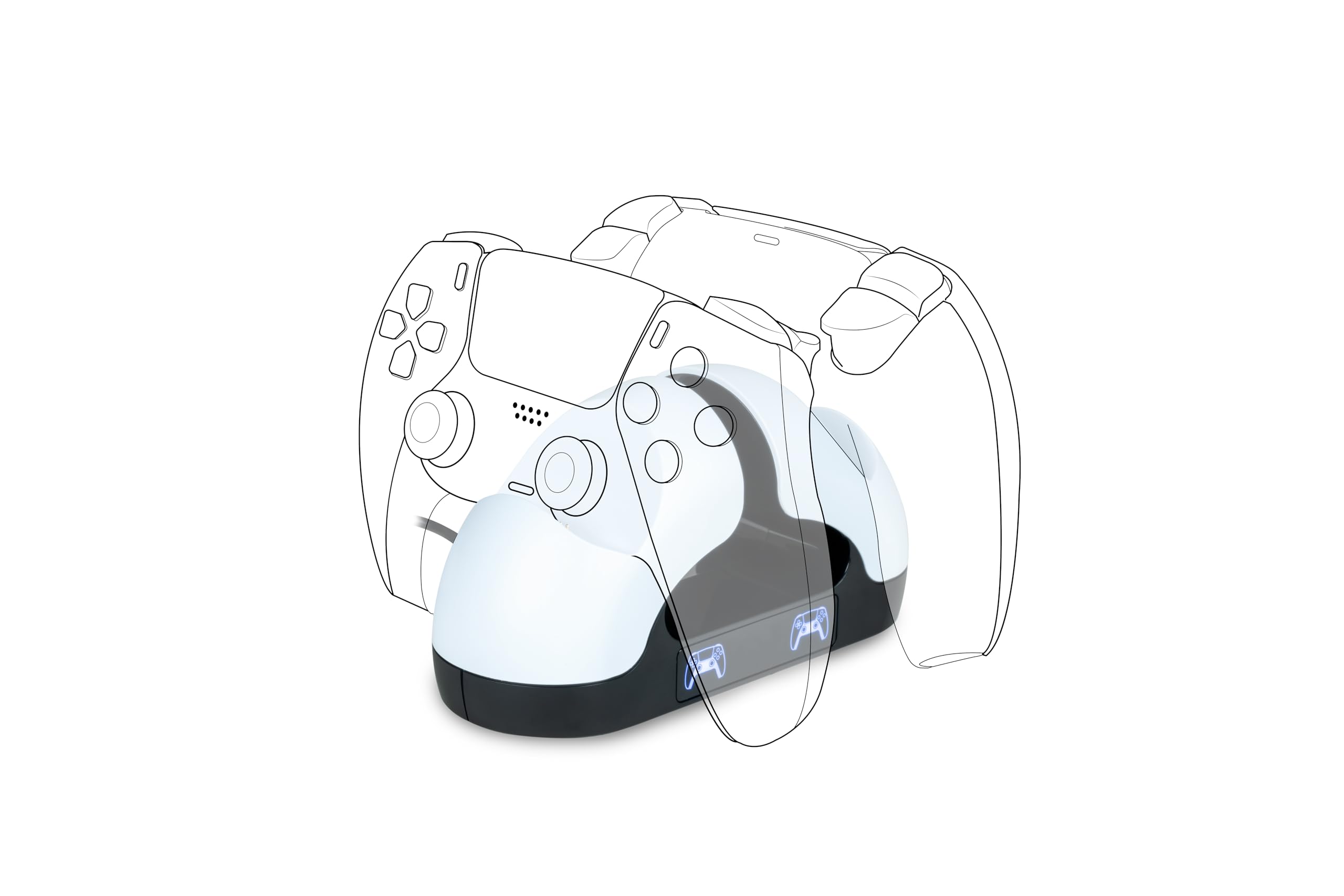 Nacon Dubbel laadstation voor Playstation 5-controllers