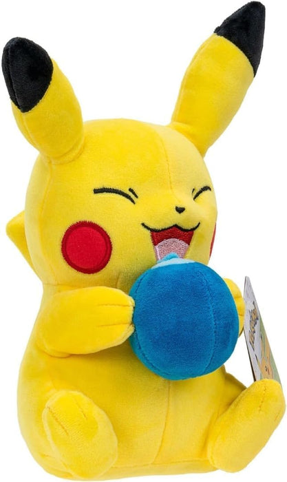 Pokémon Pikachu with Blue Oran Berry 8 Inch 20cm Plush Soft Toy, (PKW2699
