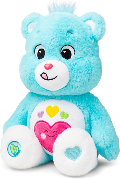 Basic Fun Care Bears Umweltfreundliches Plüschtier Medium 35cm - Bär Immer da, Niedliches Plüschtier Sammeln, Langlebiges Plüschtier für Jungen und Mädchen