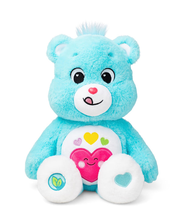 Basic Fun Care Bears Umweltfreundliches Plüschtier Medium 35cm - Bär Immer da, Niedliches Plüschtier Sammeln, Langlebiges Plüschtier für Jungen und Mädchen