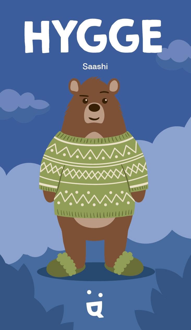 Helvetiq | Hygge | Card Game | Ages 7+ | 2-4 Players | 15 Minutes Playing Time