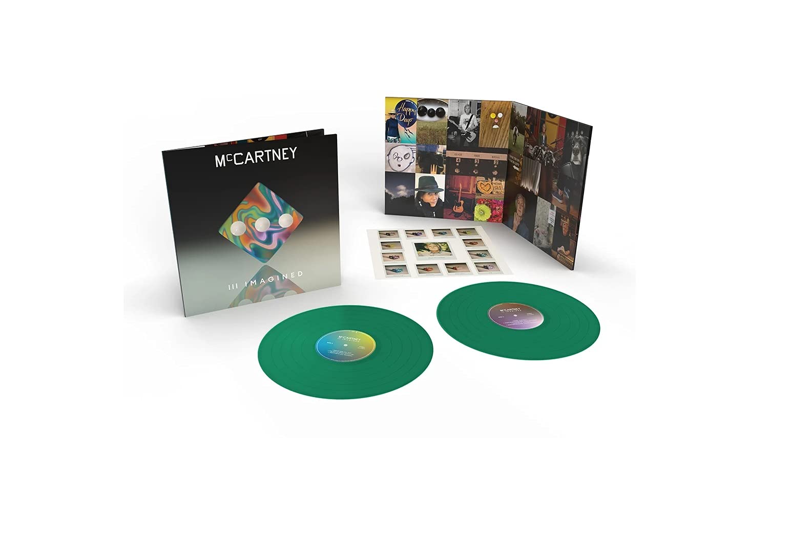Paul McCartney Music McCartney III Album On Limited Edition Green Vinyl LP Record