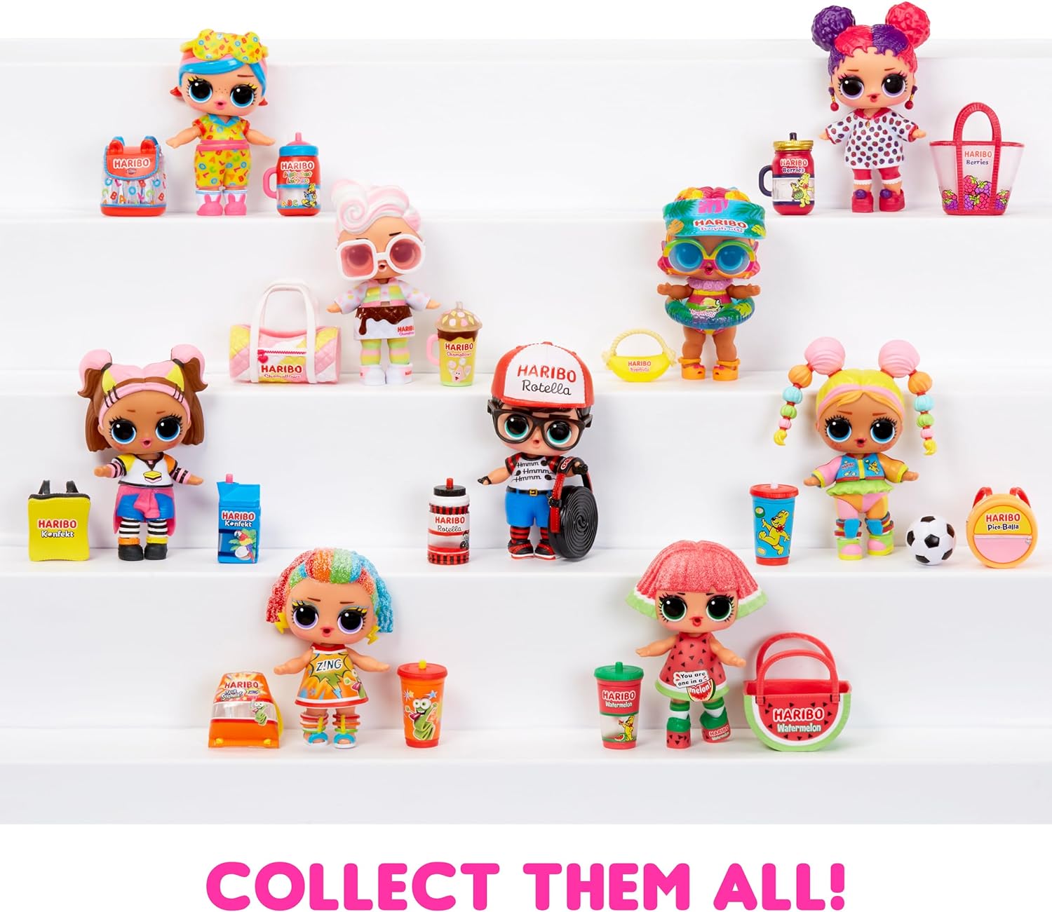 LOL Surprise - Loves Mini Sweets Series X Haribo - Includes 1 Candy-Themed Doll and Fun Accessories - Collectable Dolls Suitable for Kids Ages 4+