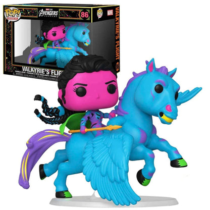 Avengers: Endgame POP! Rides Deluxe Vinyl figurine Valkyrie's Flight (Blacklight) 9 cm
