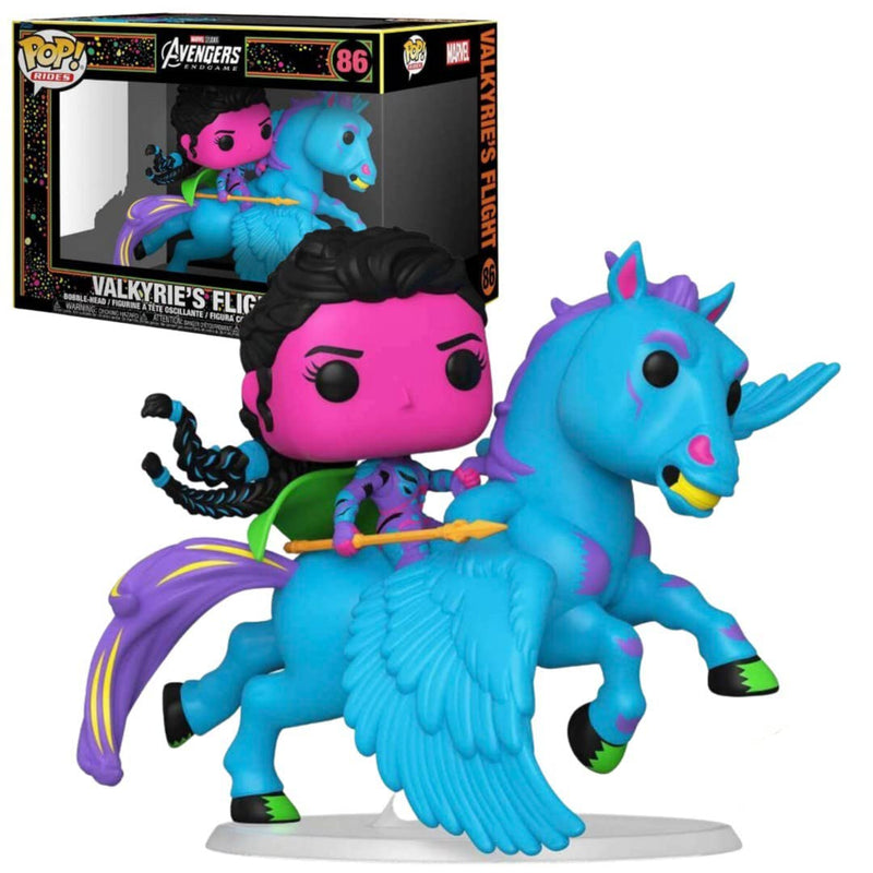 Avengers: Endgame POP! Rides Deluxe Vinyl figurine Valkyrie's Flight (Blacklight) 9 cm