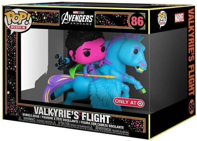 Avengers: Endgame POP! Rides Deluxe Vinyl figurine Valkyrie's Flight (Blacklight) 9 cm