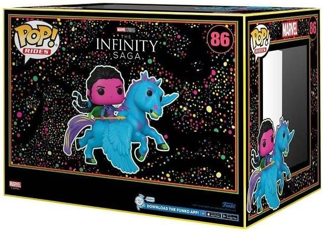 Avengers: Endgame POP! Rides Deluxe Vinyl figurine Valkyrie's Flight (Blacklight) 9 cm