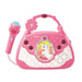 Lexibook K102UNI Unicorn Karaoke Bag with Microphone, Voice Changer, Demo Songs, Light Effects, mic Included, aux-in Input, Blue, Pink