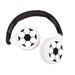 Lexibook - Football - 2-in-1 Bluetooth & Wired Headphones with microphone and control button, Foldable and Adjustable, Long lasting rechargeable battery, HPBT010FO