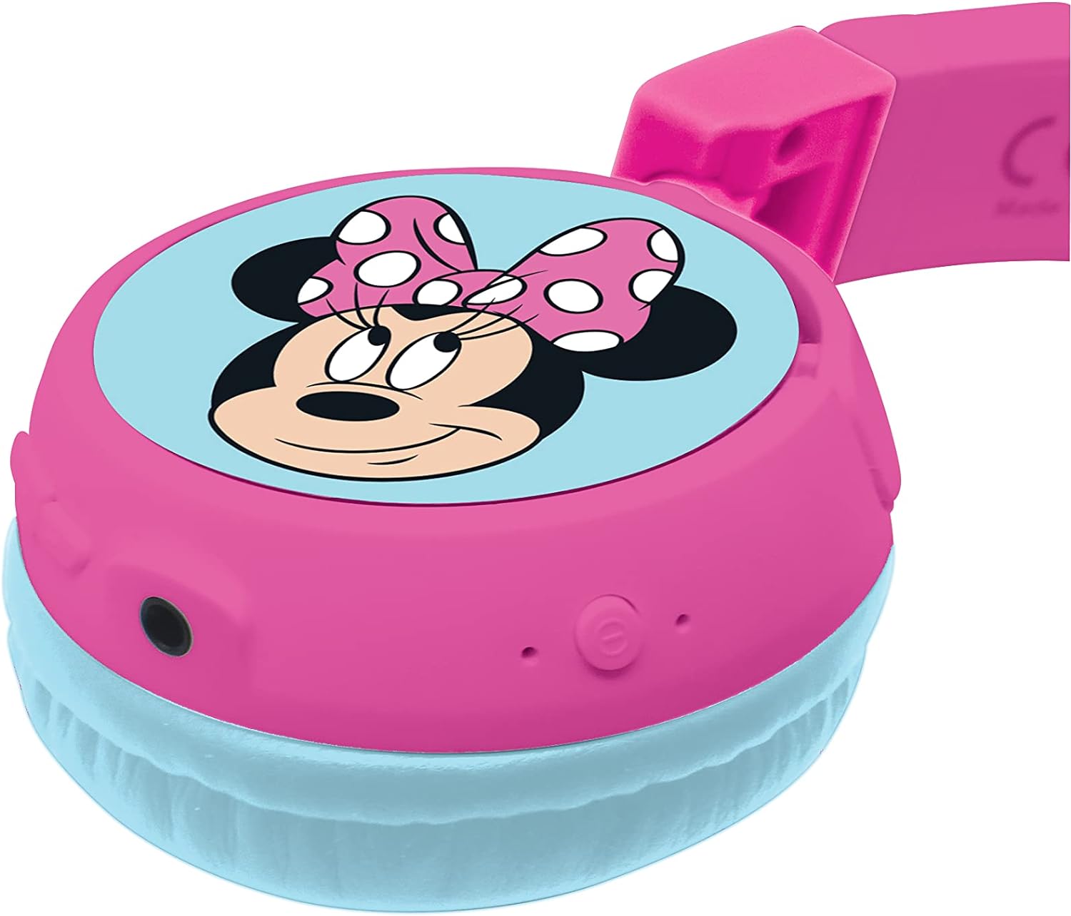 Lexibook Minnie, 2-in-1 Bluetooth Headphones for Kids, Stereo, Wireless, Wired, Kids safe, Foldable, Adjustable, pink/blue, HPBT010MN Disney Minnie
