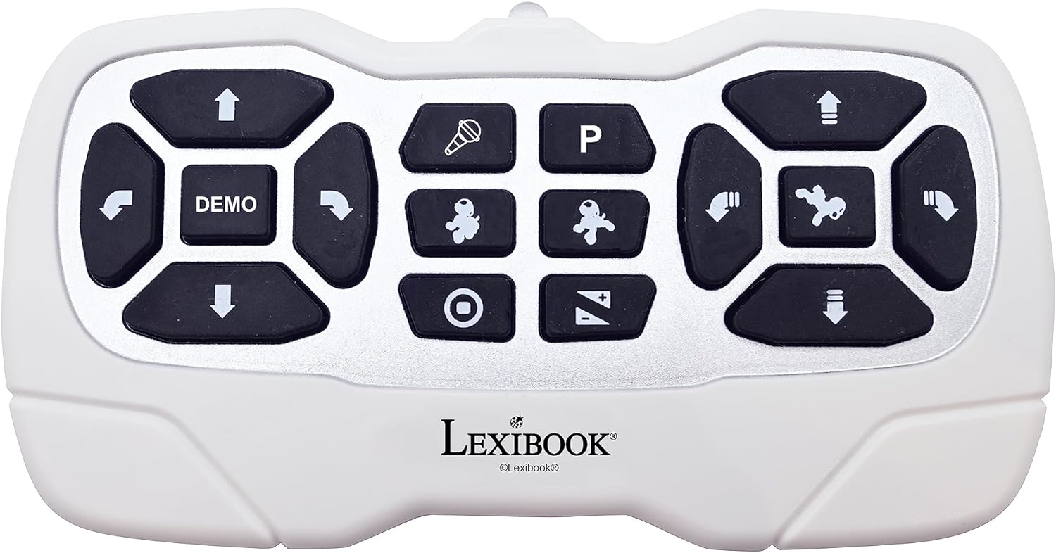 Lexibook, Power Puppy® Jr, My Little Robot Dog, Perro Robot con Sonidos, música, Efectos de luz, ladra y Camina como un Perro de Verdad, Juguete para niños y niñas