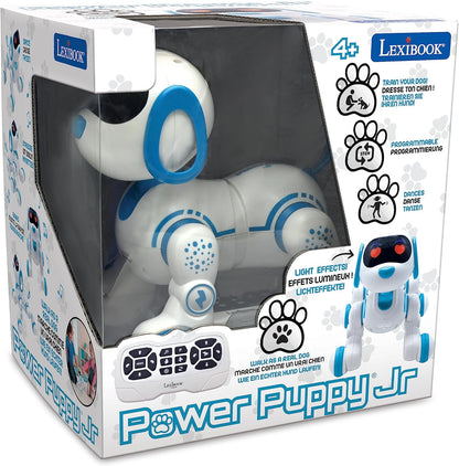 Lexibook, Power Puppy® Jr, My Little Robot Dog, Perro Robot con Sonidos, música, Efectos de luz, ladra y Camina como un Perro de Verdad, Juguete para niños y niñas