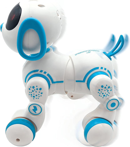 Lexibook, Power Puppy® Jr, My Little Robot Dog, Perro Robot con Sonidos, música, Efectos de luz, ladra y Camina como un Perro de Verdad, Juguete para niños y niñas