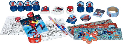 Undercvover SPAN8025 - SPIDERMAN Adventskalender für Kinder, Mehrfarbig, ca. 45x32x3cm