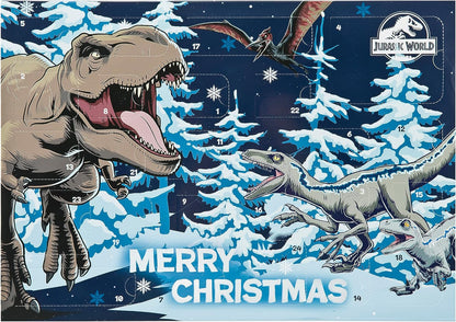 JUWD8025 Undercover Jurassic World Advent Calendar for Children, Multi-Colour, Approx. 45 x 32 x 3 cm