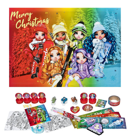 Undercover RHOF8025 - Rainbow High Adventskalender für Kinder, Mehrfarbig, ca. 45x32x3cm