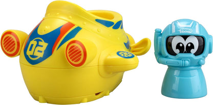 Silverlit-S7193352 TOOKO Junior Mi Primer Submarino Amarillo motorizado, con hombrecito Azul, Juguete para guardería, a Partir de 2 años, Color Blue, Medium (mzds5SAa71Q.