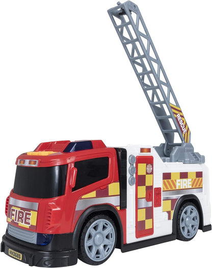 Teamsterz 1416826 Camión de Bomberos con Luz y Sonidos Toys, Black