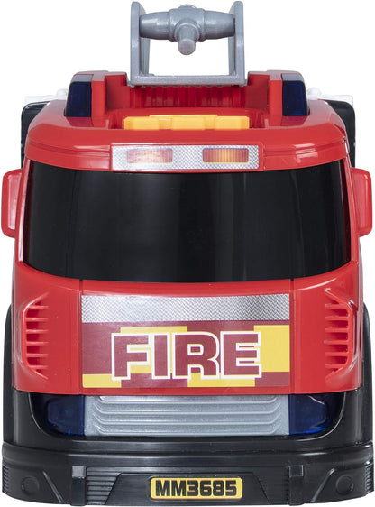 Teamsterz 1416826 Camión de Bomberos con Luz y Sonidos Toys, Black
