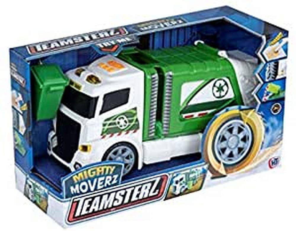 Dumel - Müllwagen mit Licht und Teamsterz-Spielzeugen (CYP 1