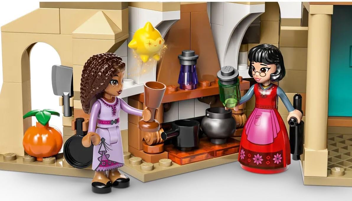 LEGO 43224 Disney Princess König Magnificos Schloss, 4 Etagen, 4 Charaktere