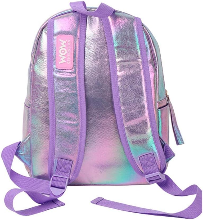 Kids Euroswan Mochila Paseo 32 CMS Plateada Wow Generation, Multicolor, único (WOW00048