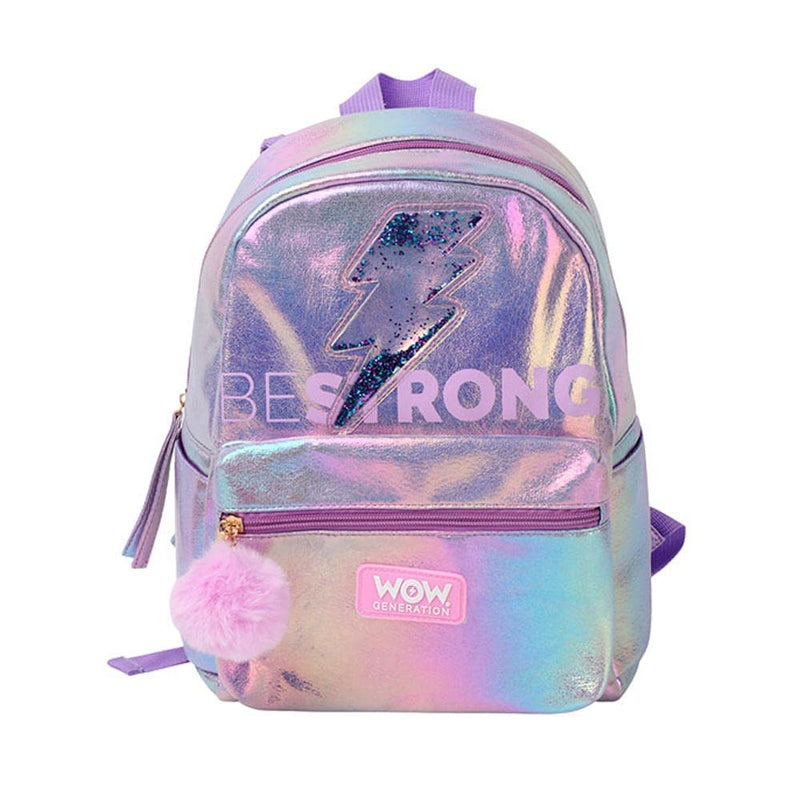 Kids Euroswan Mochila Paseo 32 CMS Plateada Wow Generation, Multicolor, único (WOW00048