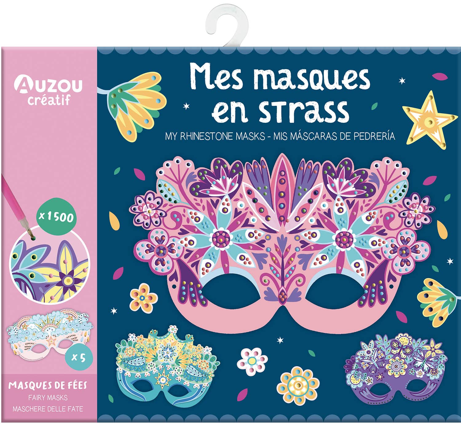 MA POCHETTE D'ARTISTE - MES MASQUES EN STRASS