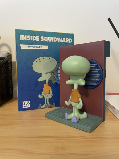 Inside Squidward Vinyl Figure, 4" Squidward Collectible, Based on Internet Meme Sinking Feeling Vinyl Figure - Youtooz Spongebob Collection Based on TV Cartoon Series