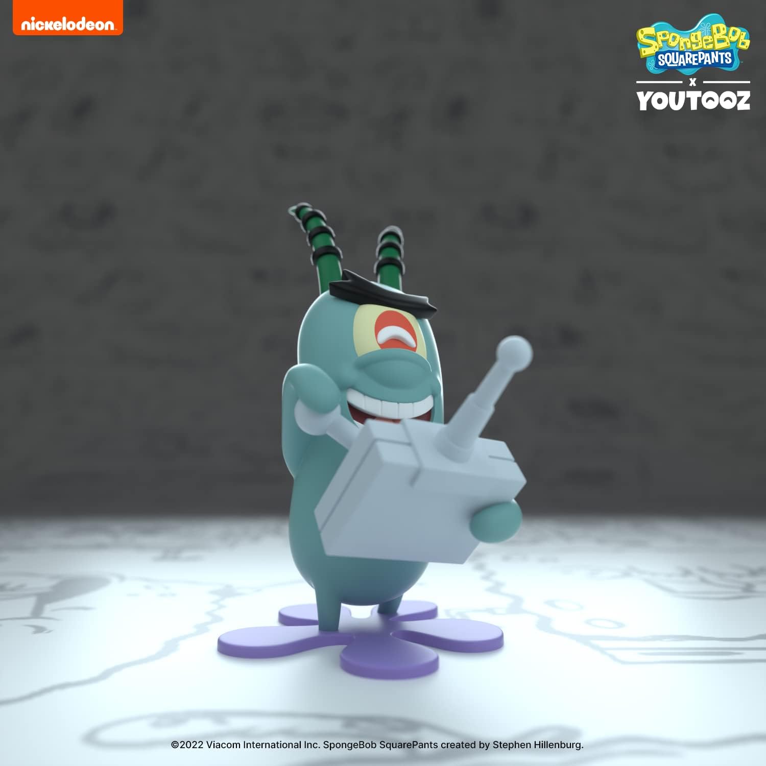 Youtooz Plankton 4.4" Inch Vinyl Figure, Official Licensed Plankton Collectible from Spongebob Squarepants by Youtooz Spongebob Squarepants Collection…