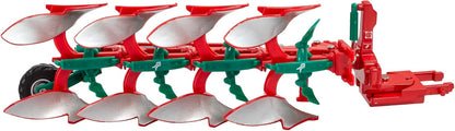 Replica dell'aratro Kverneland 2300 S Variomat, compatibile con trattori agricoli, animali e giocattoli in scala 1332, adatto a collezionisti e bambini dai 3 anni in su, multicolore