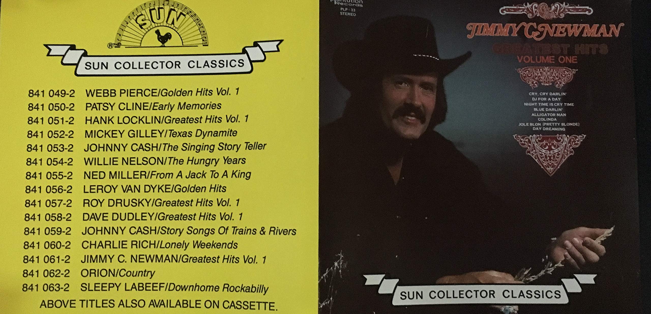 Jimmy c.Newman Greatest Hits Volume one