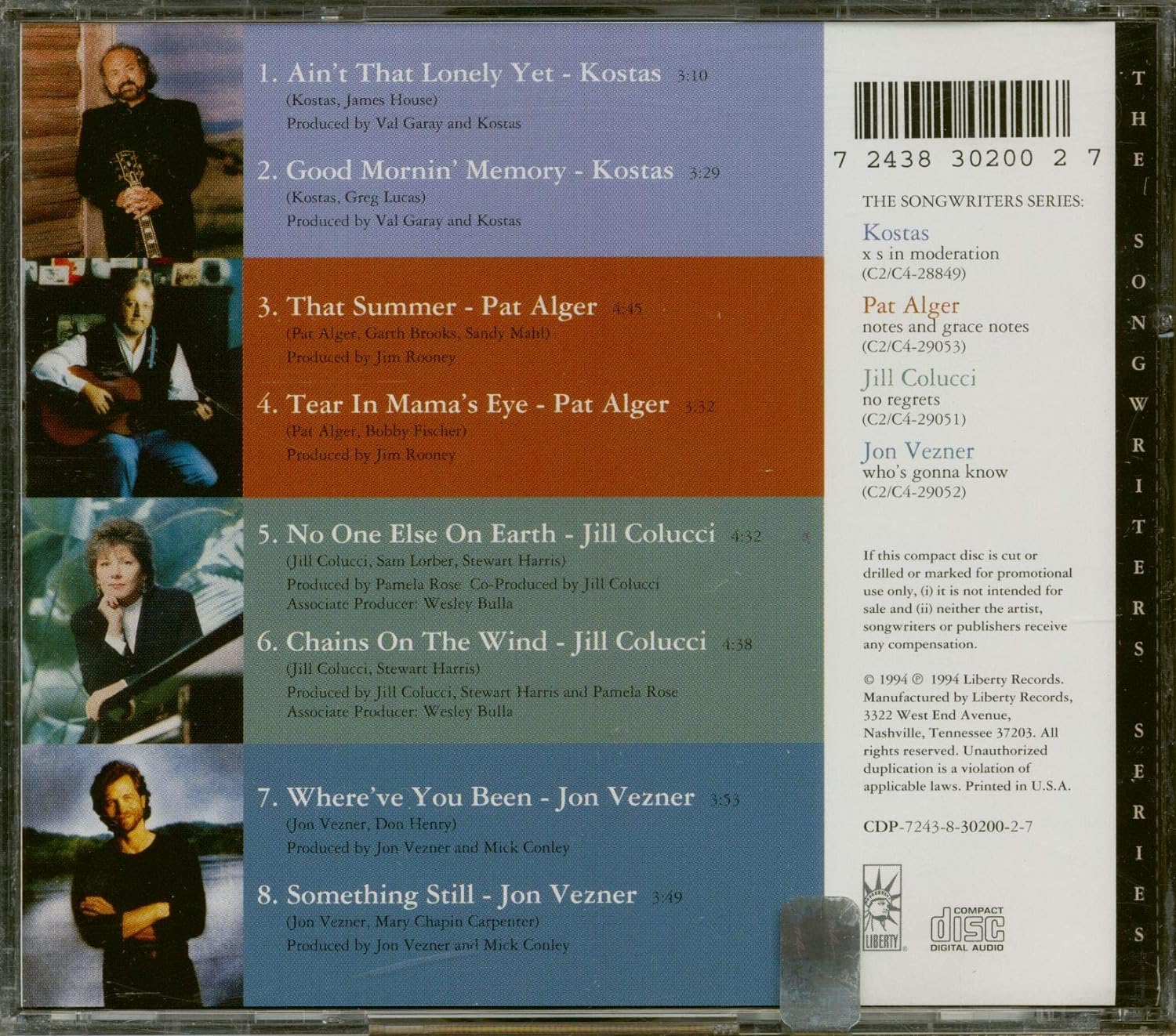 Sample of Songwriter's Series