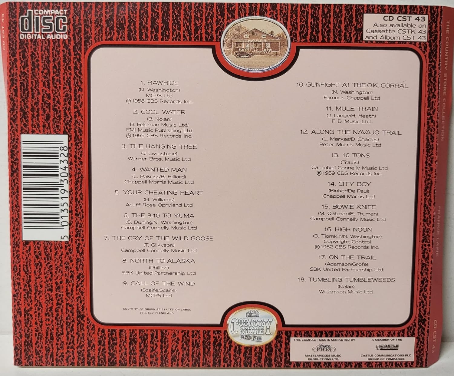 Country store collection (18 tracks, 1988)
